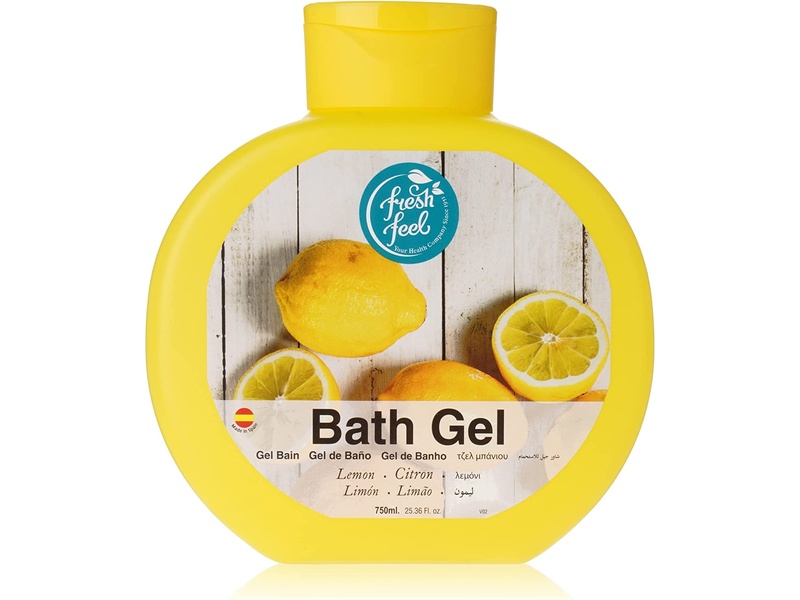 FRESH FEEL BATH GEL LEMON 750ML