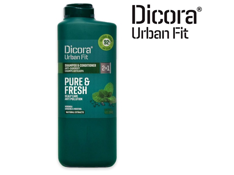 DICORA SHAMPOO 2IN1 PURE FRESH 400ML