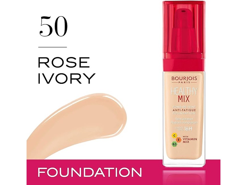 Bourjois healthy mix foundation - 30ml n50 rose ivory Bourjois healthy mix foundation - 30ml n50 rose ivory
