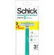 SCHICK RAZOR EXACTA 2 SENSITIVE VITAMIN 5+2 FREE