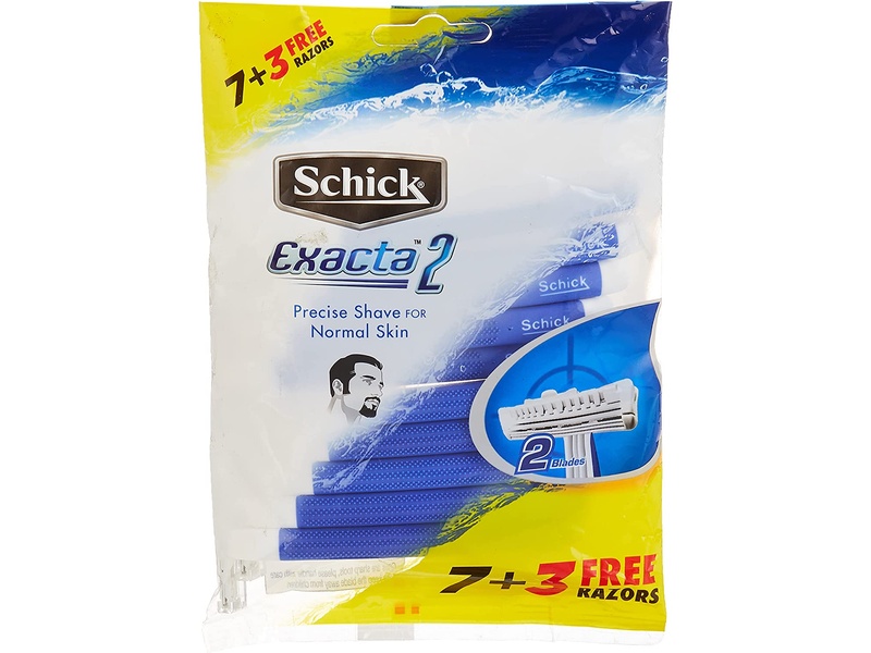 SCHICK RAZOR EXACTA 2 NORMAL 7+3 FREE