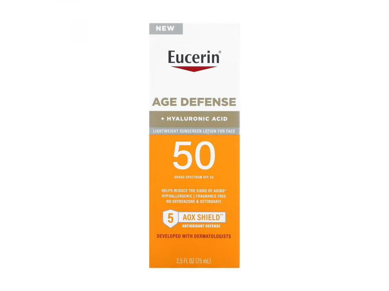 EUCERIN AGE DEFENCE HYALURONIC SUNSCREEN LOTION SPF50 75ML