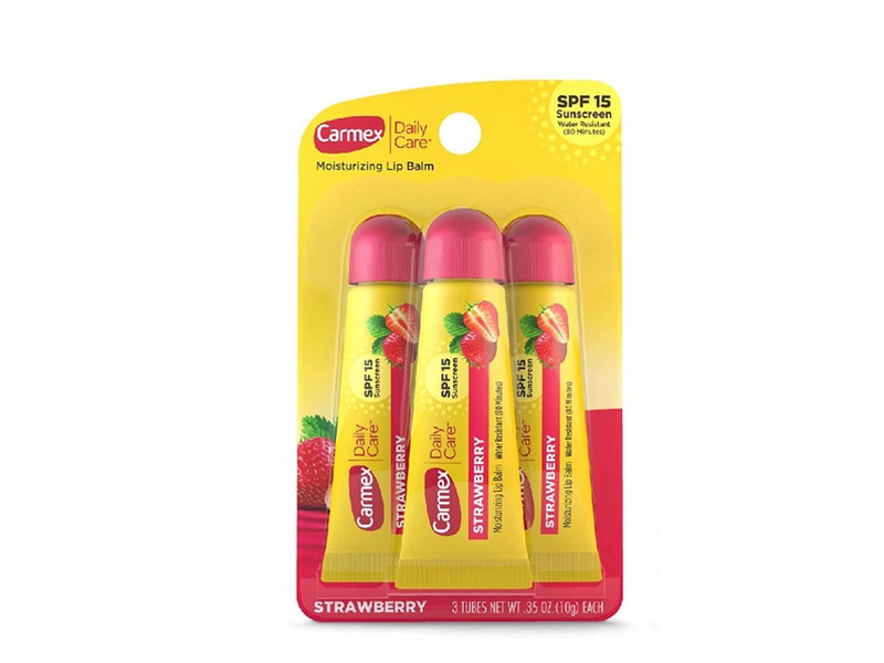 CARMEX MOISTURIZING LIP BALM STRAWBERRY SPF15 - 3PCS