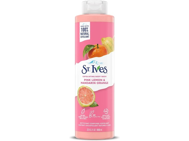 ST IVES BODY WASH PINK LEMON & MANDARIN 650ML