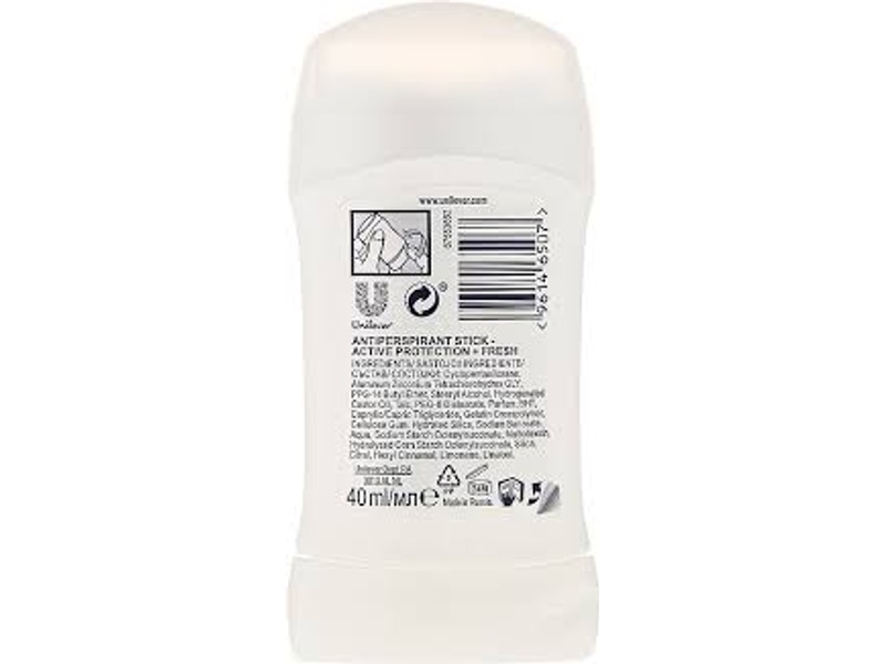 REXONA DEODORANT STICK ACTIVE SHIELD FRESH 40ML