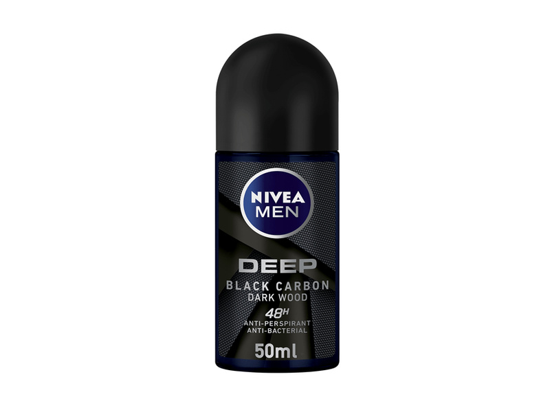 NIVEA ROLL MEN DEEP BLACK CARBON 50ML