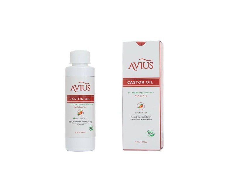 AVIUS CASTOR OIL STRAWBERRY FLAVOUR 60ML