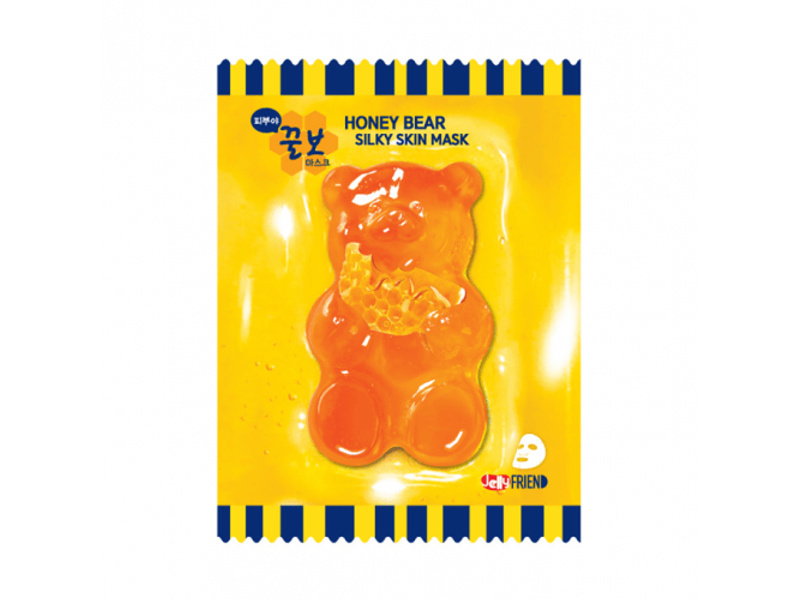 FRIENVITA HONEY BEAR SILKY MASK- 1 sheet