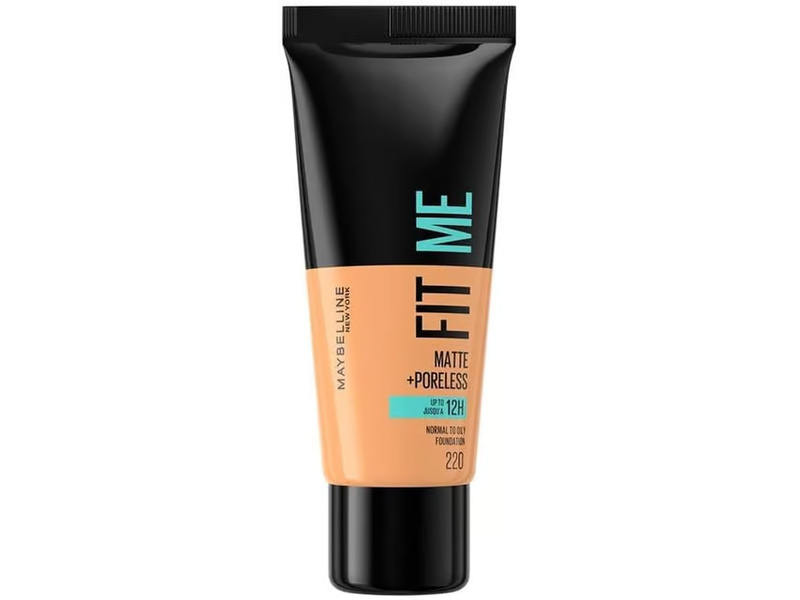 Maybelline fit me liquid foundation - 30ml 220 natural beige Maybelline fit me liquid foundation - 30ml 220 natural beige