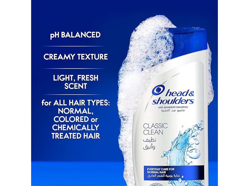 HEAD & SHOULDERS SHAMPOO CLASSIC CLEAN 190ML