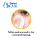 CHARM 80 ROUND PAD COTTON 2+1 MAKUP REMOVAL