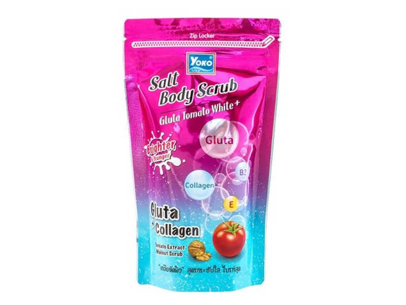 YOKO GOLD SALT BODY SCRUB GLUTA & COLLAGEN 350GM