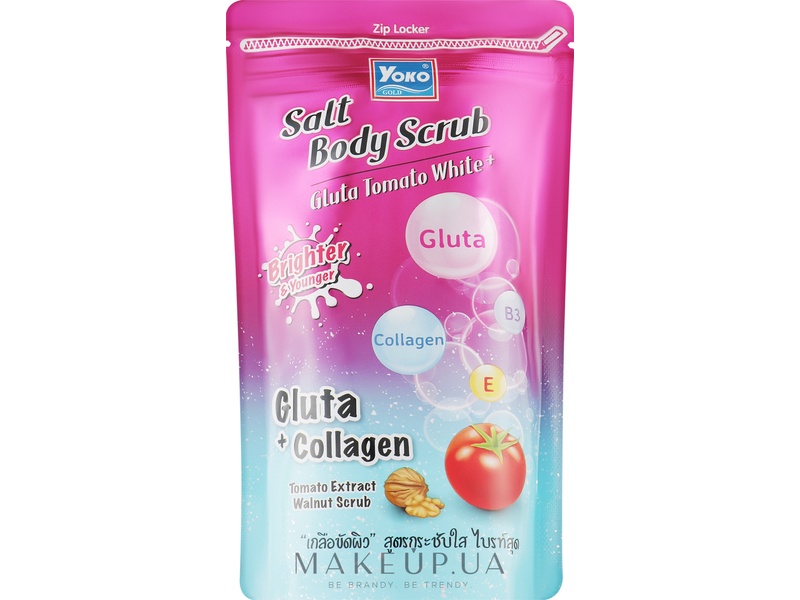 YOKO GOLD SALT BODY SCRUB GLUTA & COLLAGEN 350GM