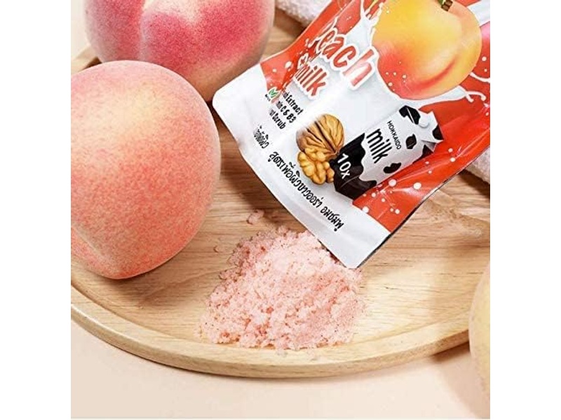 YOKO GOLD SALT BODY SCRUB PEACH & MILK 350GM