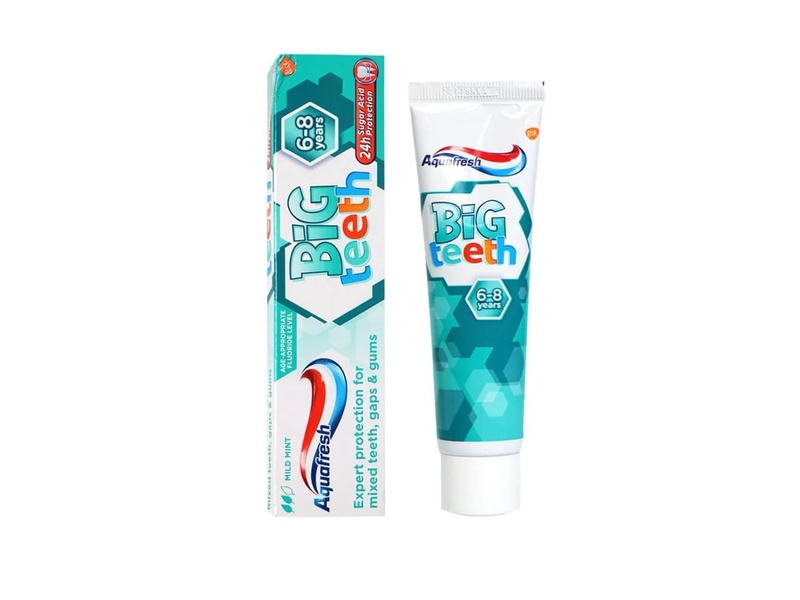 AQUAFRESH KIDS T/PASTE 50ML BIG TEETH TUBE 6Y-8