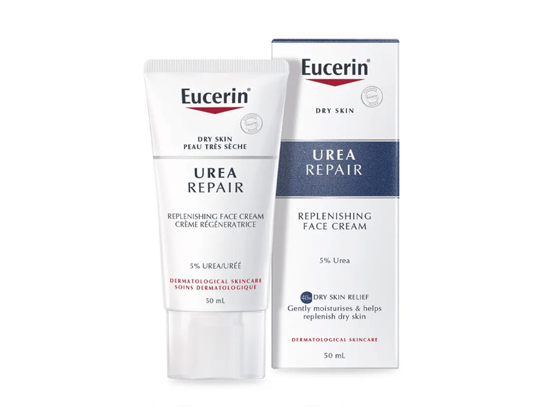 EUCERIN DRY SKIN UREA REPAIR 5% 50ML REPLENISHING FACE CREAM