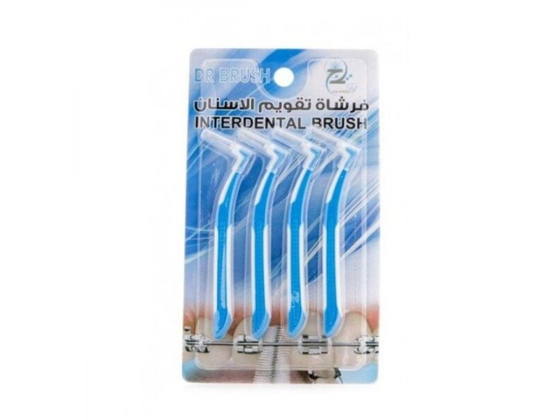 DR BRUSH INTERDENTAL TOOTH BRUSH 4 PCS