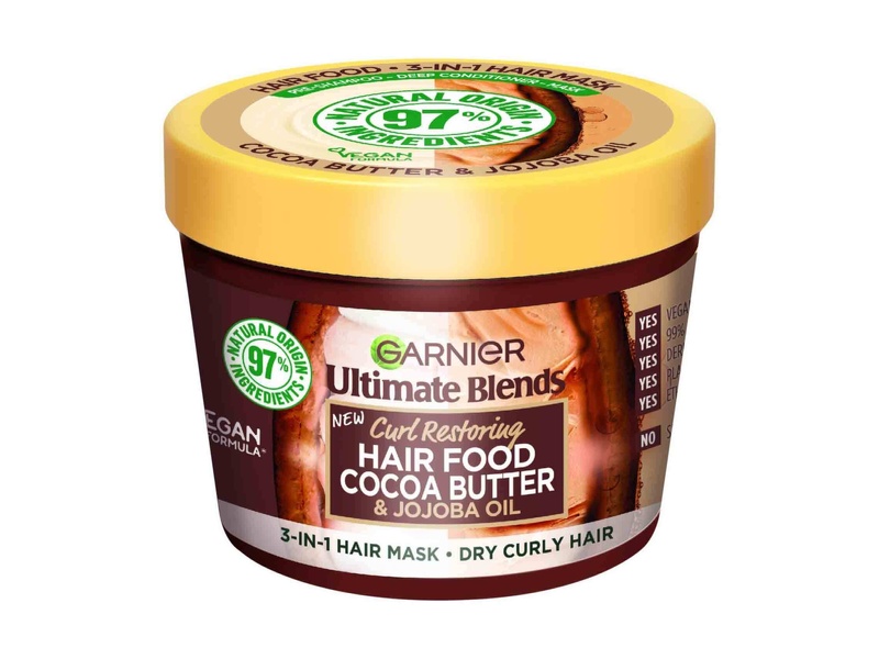 GARNIER HAIR MASK UD 390ML COCOA BUTTERE & JOJOBA OIL