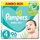 PAMPERS DIAPERS NO4 JUMPO BOX 96 PADS