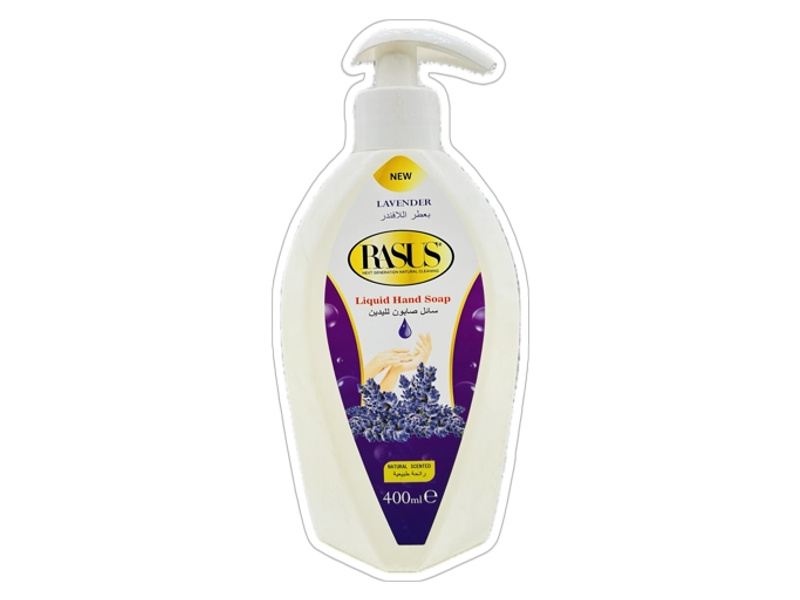 RASUS LIQUID HAND SOAP LAVENDER 400ML