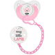 WEE BABY PACIFIER & HOLDER SET (6-18M) C372