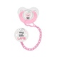 WEE BABY PACIFIER & HOLDER SET (6-18M) C372