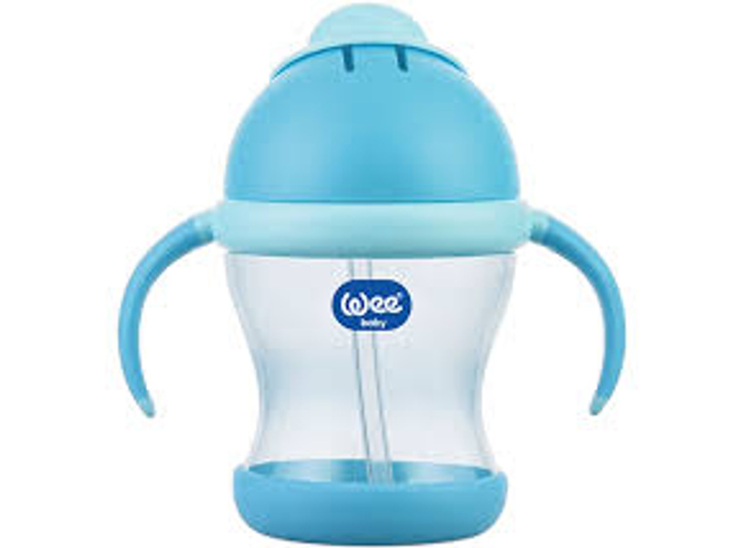 WEE BABY STRAW CUP WITH GRIP 200ML C170