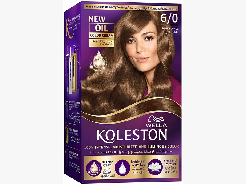 Koleston hair color dark blonde kit 6/0