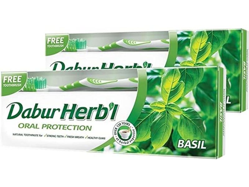 Dabur herbal basil toothpaste 150gm