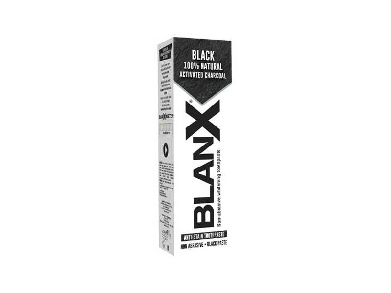 BLANX BLACK ACTIVATED CHARCOAL WHITENING TOOTHPASTES 75ML