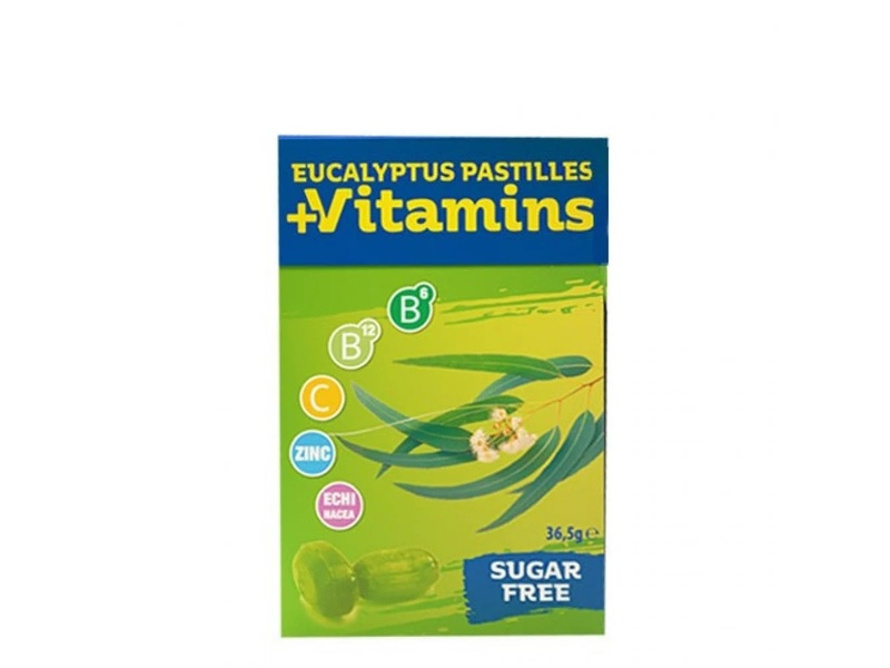 PAPER MINTS EUCALYPTUS PASTILLES  +VITAM 36.5G