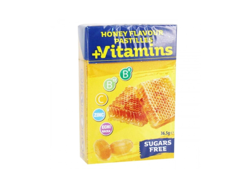 PAPER MINTS HONEY PASTILLES  +VITAM 36.5G