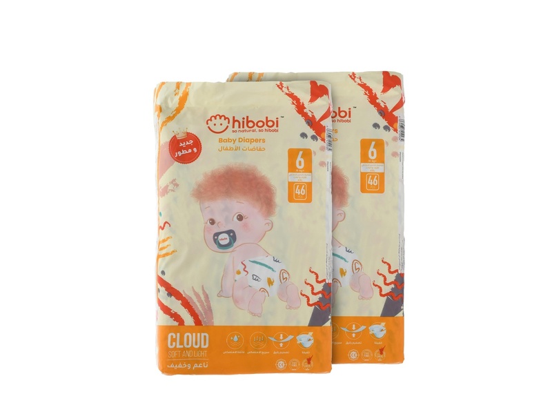 HIBOBI DIAPERS CLOUD NO6 1+1 