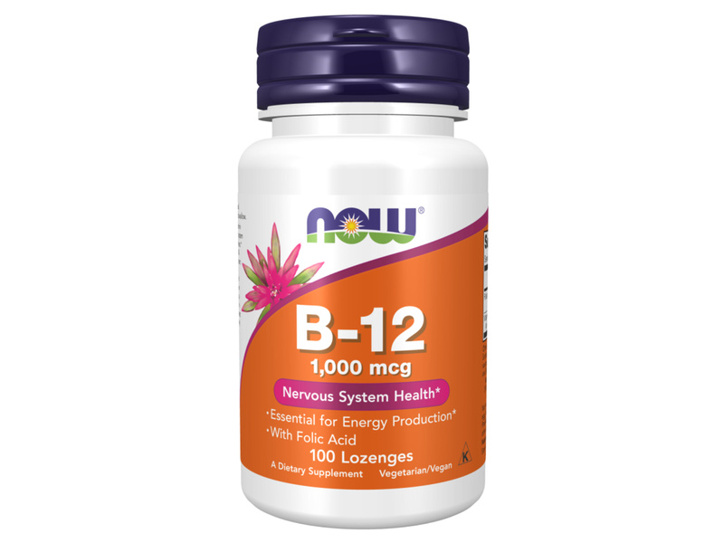 NOW VITAMINS B-12 1000MCG 100 LOZENES