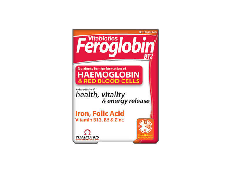 FEROGLOBIN B12 30 CAPSULES