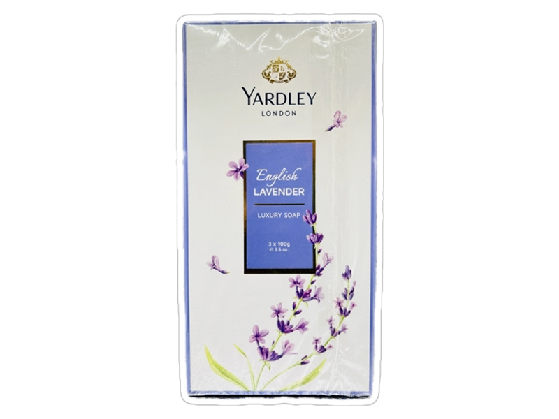 YARDLEY LUXURY SOAP PERFUMED ENGLISH LAVENDER 3X100GM