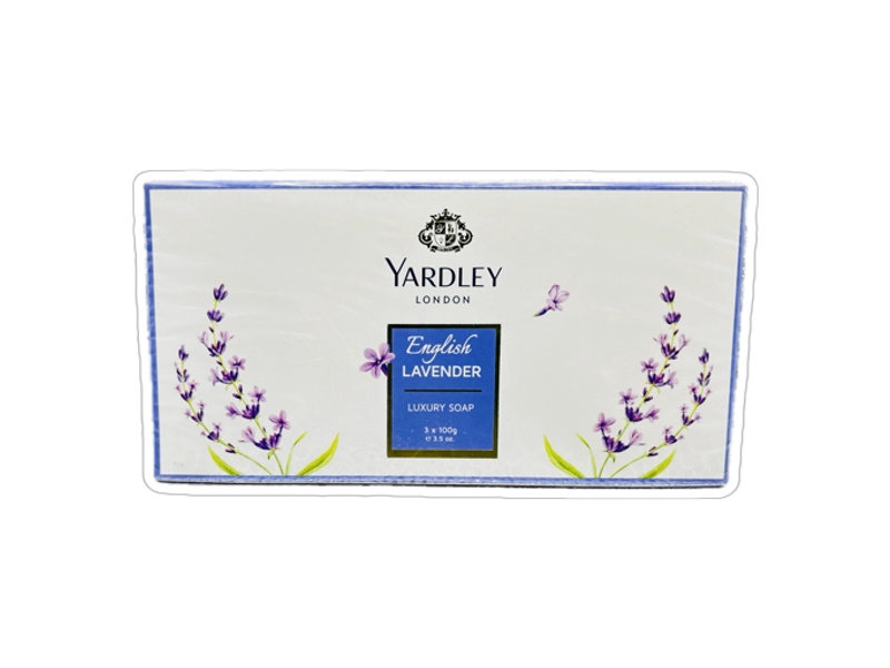 YARDLEY LUXURY SOAP PERFUMED ENGLISH LAVENDER 3X100GM