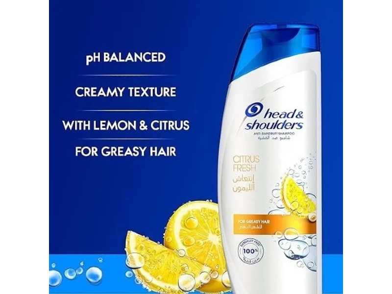 HEAD & SHOULDERS SHAMPOO CITRUS FRESH lemon 190ML