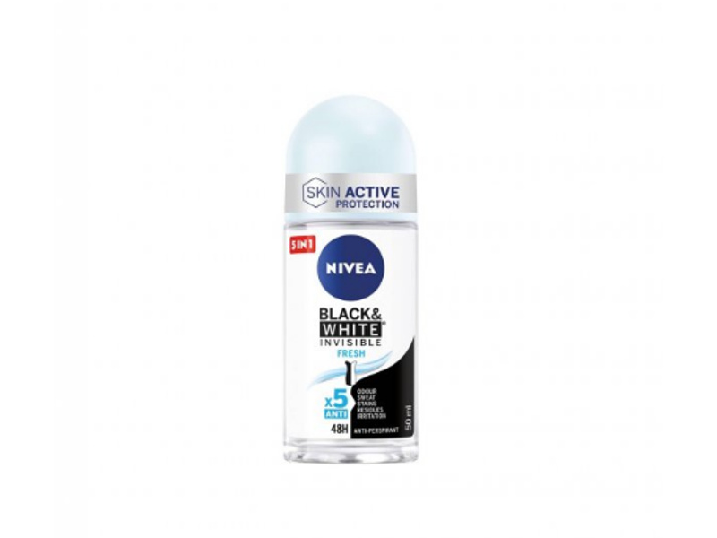 NIVEA ROLL BLACK & WHITE FRESH MIST 50ML