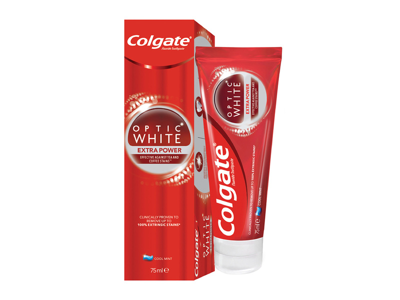 COLGATE OPTIC WHITE EXTRA POWER WHITENING TOOTHPASTE 75ML