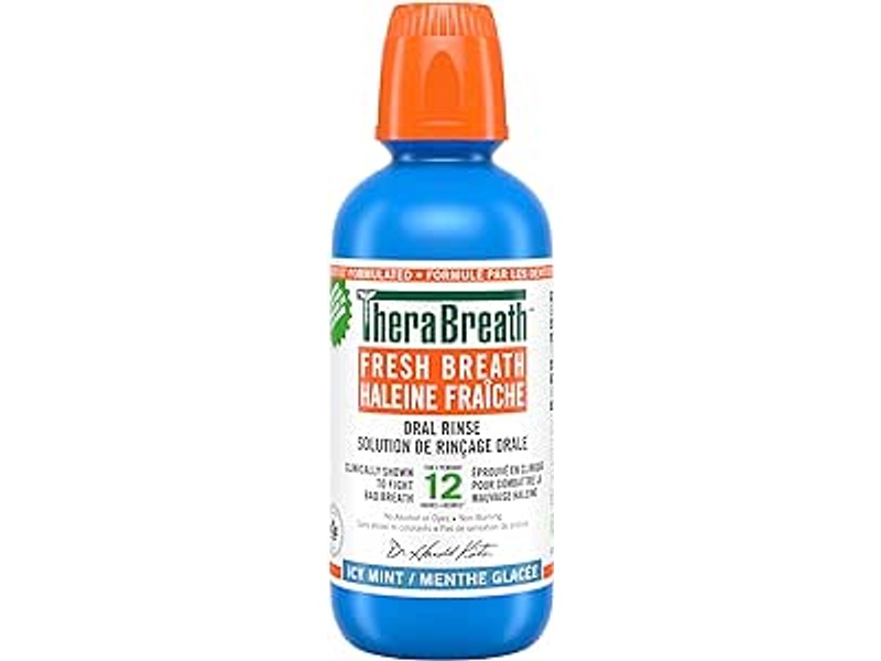 THERABREATH MOUTHWASH FRESH BREATH INVIGORATING ICY 473ML