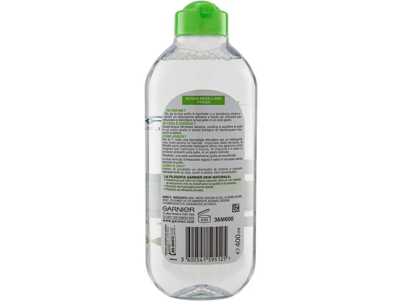 GARNIER SKIN ACTIVE ACQUA MICELLARE FRESH 400 ML