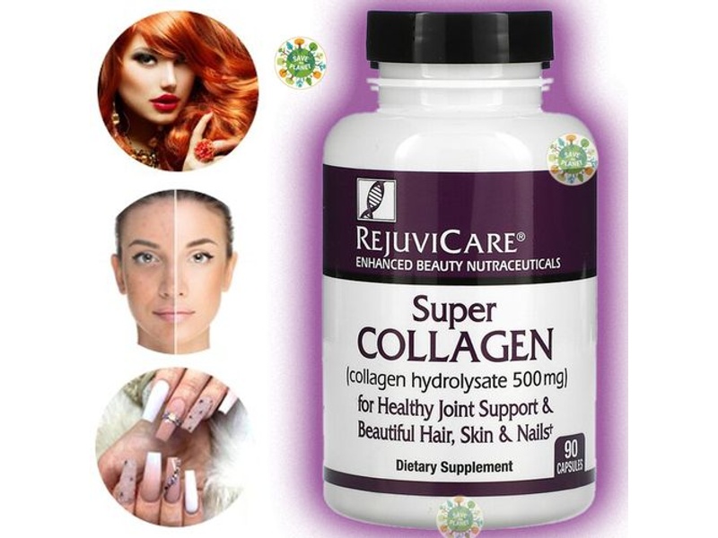 REJUVICARE SUPER COLLAGEN HYDROLYSATE 500MG 90 CAPSULES