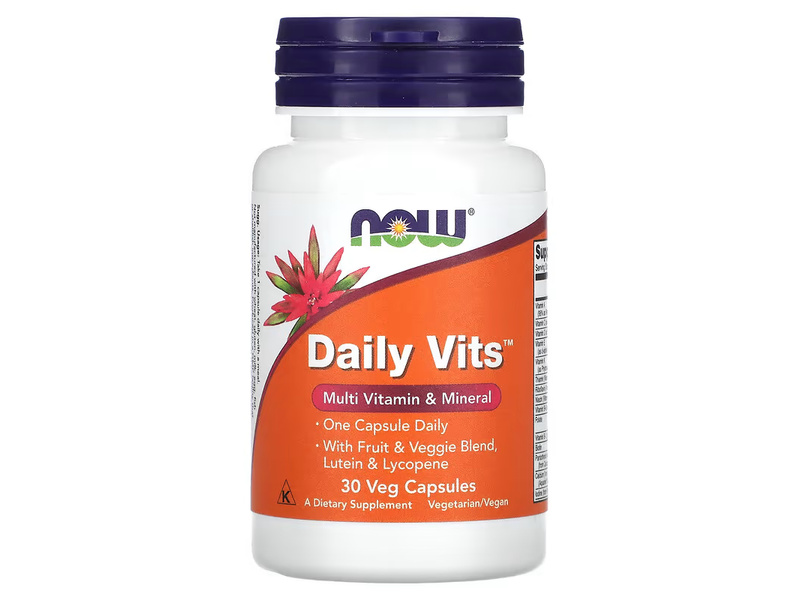 NOW DAILY VITS MULTI VITAMIN 30 VEG CAPSULES