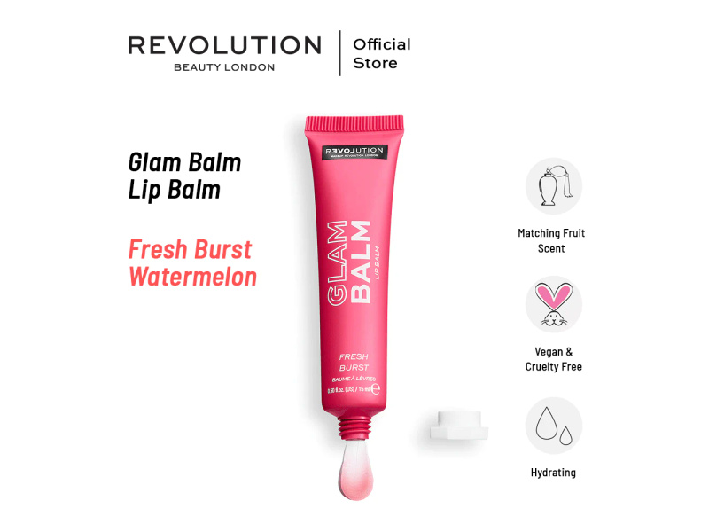 REVOLUTION GLAM BALM LIP BALM FRESH BURST 15ML