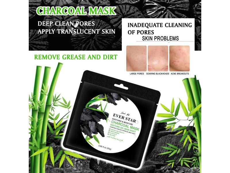 EVER STAR CHARCOAL MASK 25g