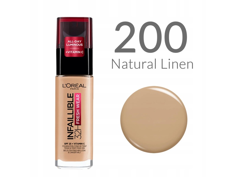 LOREAL INFAILLIBLE 200 LIN NATUREL LINEN