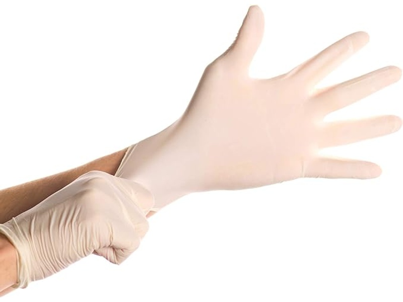 WEEL GUARD LATEX GLOVE LARGE 100PCS