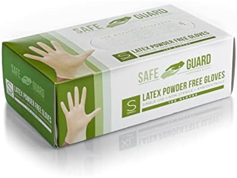 WEEL GUARD LATEX GLOVE SMALL 100PCS