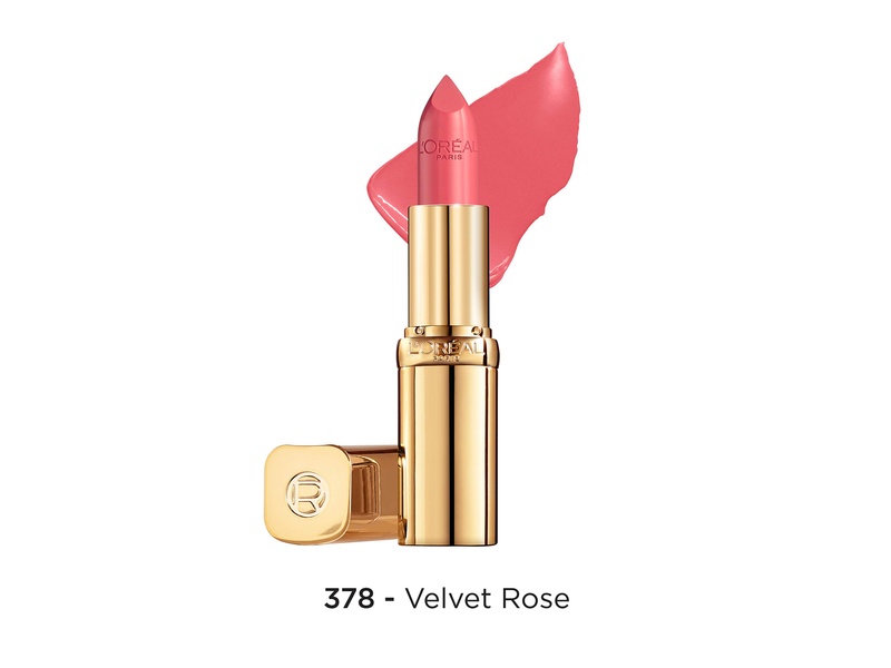 LOREAL COLOR LIP STICK 378 VELVET ROSE